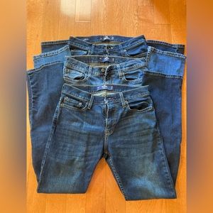 Hollister, 3 pair Men’s Jeans, Size 29x32